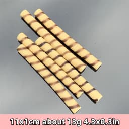 3pcs Shooting DIY AMSR Sound Prop Cookie Biscuit Dummy Food Chocolate Simulated Pocky Strawberry Flavor Snack Chopsticks Display