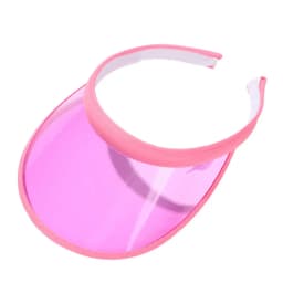 Fashion Summer Outdoor Sports Sun Protection Cap Unisex Clear Plastic Visor Hat Candy Color PVC Sunshade Hat UV Protection Hat