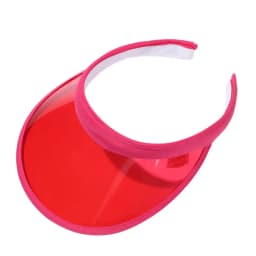 Fashion Summer Outdoor Sports Sun Protection Cap Unisex Clear Plastic Visor Hat Candy Color PVC Sunshade Hat UV Protection Hat
