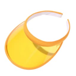 Fashion Summer Outdoor Sports Sun Protection Cap Unisex Clear Plastic Visor Hat Candy Color PVC Sunshade Hat UV Protection Hat