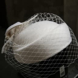 Winter Wool Bow Hat with Veil，Ladies‘ Elegant French Style Party Wedding Bridal Fascinator，Women Vintage Ascot Derby Hat