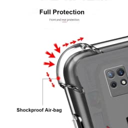Air-bag Case for ZTE Nubia Red Magic 11 10 Air 9 8S 7S Pro 6S 6R 5G 5S Plus Cover Clear Soft Flexible TPU Anti-knock Shell Funda