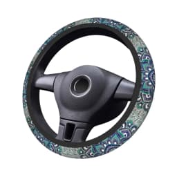 Mandala Hippie Bohemian Car Steering Wheel Cover 38cm Boho Steering Wheel Protective Cover Car-styling Interior Accessories