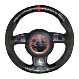 Anti-Slip Suede Car Steering Wheel Braid Cover For Audi A1 8X A3 8V Sportback A4 B8 Avant A5 8T A6 C7 A7 G8 A8 D4 Q3 8U Q5 8R