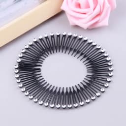 Fashion Women Plastic Stretch Diamond Hair Band Flexible Hair Comb Wavy Hair Hoop Face Washing Non-silp Spiral Band Headdress