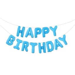 13pcs White Happy Birthday Balloon Foil Letter Ballons Baby Shower Kids Birthday Party Decoration Adult Balloon Banner Globos