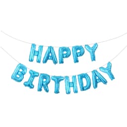 13pcs White Happy Birthday Balloon Foil Letter Ballons Baby Shower Kids Birthday Party Decoration Adult Balloon Banner Globos