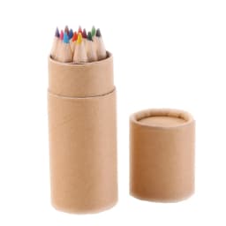 Professional New Set 12 Color Natural Wood Color Pencil Color High Quality Student Drawing Pencil School Office Supplies
