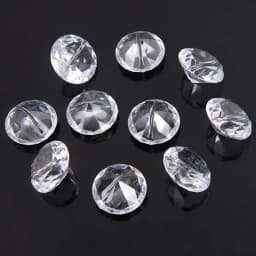 5/10pcs Acrylic Diamond Place Card Holder Table Number Name Card Stand for Wedding Anniversary Decorations Birthday Party Supply