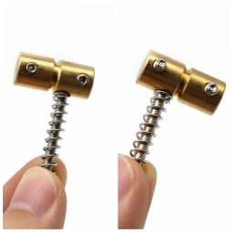 2 Long 2 Short Bass Bridge Saddles Brass Bridge Saddle for Electric Bass Guitar Replacement Parts
