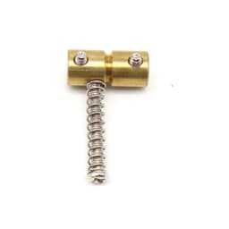 2 Long 2 Short Bass Bridge Saddles Brass Bridge Saddle for Electric Bass Guitar Replacement Parts