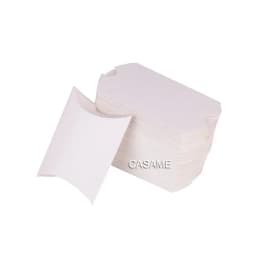 10pcs Kraft Paper Pillow Candy Box Christmas Gift Packaging Boxes Candy Bags Wedding Baby Shower Birthday Party Decoration