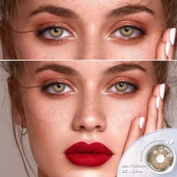 EYESHARE 1pair Color Contact Lenses New Color Contact Lenses For Eyes Brown Contacts Lense Eye Yearly Use Beauty Makeup for Eyes