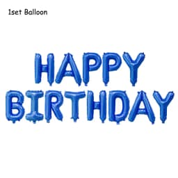 Hockey Themed Birthday Party Decorations Balloons Set Happy Birthday Banner Cake Topper Sports Theme Ice Hockey Party Supplies