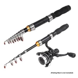 Quality 1.0m 1.2m 1.5m 1.7m 1.9m 2.1m 2.3m Spinning Sea Pole Carbon Fiber Retractable Telescopic fishing rod Pen Pole