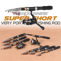 Quality 1.0m 1.2m 1.5m 1.7m 1.9m 2.1m 2.3m Spinning Sea Pole Carbon Fiber Retractable Telescopic fishing rod Pen Pole