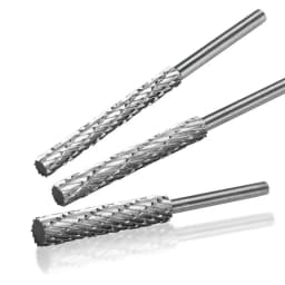 XCAN 3mm Shank Rotary Burr Drill Bit 3/4/5/6mm Double Cut HSS Rotary File For Engraving Cutter Grinding Tools Woodworking Tool