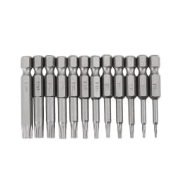 T5 T6 T7 T8 T9 T10 T15 T20 T25 T27 T30 T40 Torx Screwdriver Bit Set Hex Security Magnetic Head 1/4" Hex Shank Drill Bits