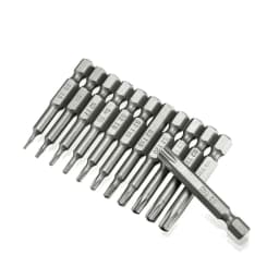 T5 T6 T7 T8 T9 T10 T15 T20 T25 T27 T30 T40 Torx Screwdriver Bit Set Hex Security Magnetic Head 1/4" Hex Shank Drill Bits