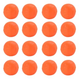 30Pcs Soft Rubber Fishing Beads Stopper Orange/Yellow Round Rig Beads Fishing Bait Eggs for Carp Fishing Accessories Tackle