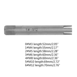 1PC Damaged Screw Tap Extractor M3-M12 Broken Screw Tap Remover Tool Wrench Drill Bit Broken Tap Extractor Hand Tools