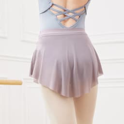 Women Ballet Skirts Dance Short Skirts High Slit skirt Ballerina Adult Teen Ballet Dancing Dress Soft Mesh Elastic Skirt