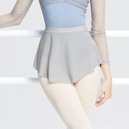 Women Ballet Skirts Dance Short Skirts High Slit skirt Ballerina Adult Teen Ballet Dancing Dress Soft Mesh Elastic Skirt