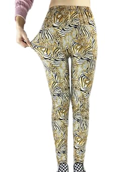 CUHAKCI Fashion Women Leggings Beautiful Leaf Floral Printing High Waist Jeggings Stretch Pant Sexy Hot Sale Clothing Mujer