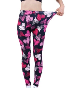 CUHAKCI Fashion Women Leggings Beautiful Leaf Floral Printing High Waist Jeggings Stretch Pant Sexy Hot Sale Clothing Mujer