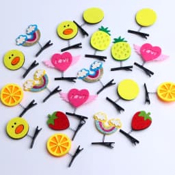 50Pcs/Lot Cartoon Funny Children 3D Little Yellow Duck Plush Hairpin Fashion Animal Duckbill Clip Accessories Headwear Wholesale