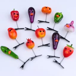 50Pcs/Lot Cartoon Funny Children 3D Little Yellow Duck Plush Hairpin Fashion Animal Duckbill Clip Accessories Headwear Wholesale