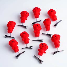 50Pcs/Lot Cartoon Funny Children 3D Little Yellow Duck Plush Hairpin Fashion Animal Duckbill Clip Accessories Headwear Wholesale