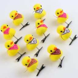 50Pcs/Lot Cartoon Funny Children 3D Little Yellow Duck Plush Hairpin Fashion Animal Duckbill Clip Accessories Headwear Wholesale
