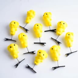 50Pcs/Lot Cartoon Funny Children 3D Little Yellow Duck Plush Hairpin Fashion Animal Duckbill Clip Accessories Headwear Wholesale