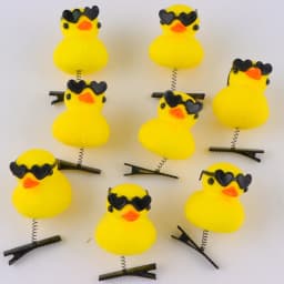 50Pcs/Lot Cartoon Funny Children 3D Little Yellow Duck Plush Hairpin Fashion Animal Duckbill Clip Accessories Headwear Wholesale