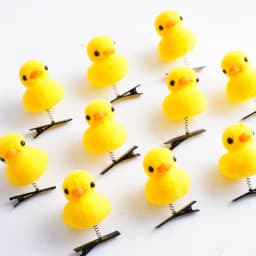 50Pcs/Lot Cartoon Funny Children 3D Little Yellow Duck Plush Hairpin Fashion Animal Duckbill Clip Accessories Headwear Wholesale