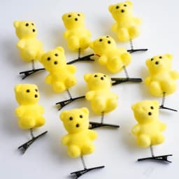 50Pcs/Lot Cartoon Funny Children 3D Little Yellow Duck Plush Hairpin Fashion Animal Duckbill Clip Accessories Headwear Wholesale