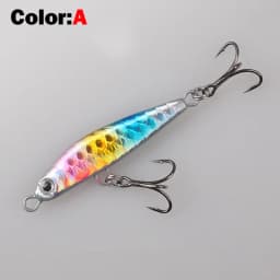 OUTKIT 1Pcs Metal Jigbait Spinning Lure 10g-22g Sea Fishing Bait Trolling Jigging Wobbler Laser Cover Drager SinKing Pencil