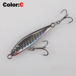 OUTKIT 1Pcs Metal Jigbait Spinning Lure 10g-22g Sea Fishing Bait Trolling Jigging Wobbler Laser Cover Drager SinKing Pencil