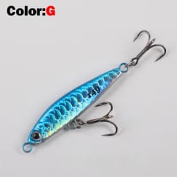 OUTKIT 1Pcs Metal Jigbait Spinning Lure 10g-22g Sea Fishing Bait Trolling Jigging Wobbler Laser Cover Drager SinKing Pencil