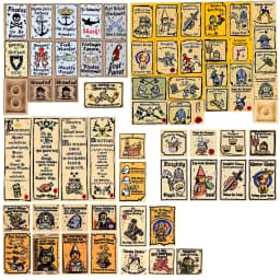 MOC Medieval Military Bulletin Board Rome Road Sign Printed Tiles Goat Animals Middle Age Street View Wood Sword Bricks Toys