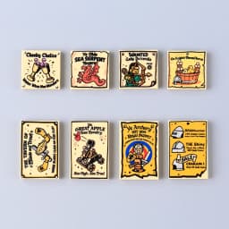 MOC Medieval Military Bulletin Board Rome Road Sign Printed Tiles Goat Animals Middle Age Street View Wood Sword Bricks Toys