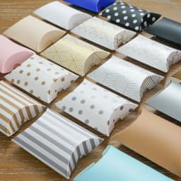 50/100PCS Pillow Candy Boxes Kraft Paper Gift Box Packaging Wedding Party Favor DIY Supply Accessories Decoration Baby Shower