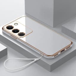 For Vivo V29e Case vivo V30 lite 4G Phone Case Vivo Y200 Y200e V40 SE V30 SE Y100 4G IDN T2 T3 Luxury Square Plating Back Cover