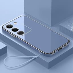 For Vivo V29e Case vivo V30 lite 4G Phone Case Vivo Y200 Y200e V40 SE V30 SE Y100 4G IDN T2 T3 Luxury Square Plating Back Cover