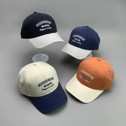 New Streetwear Kpop Embroidery Letter Men Women Baseball Hats Cotton Comfortable Color Matching HipHop Casual Fashion Sport Caps
