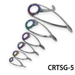 TN11 6PCS Mixed Size Stainless Steel Fishing Rod Guide Repair Kit Guides Eyes Sets Ceramic Ring Fishing Rod Building Repair Kit
