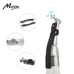 Dental Wireless Endo Motor with LED Lamp 16:1 Standard Contra Angle Handpiece Endodontic Instrument Dentist Teaching Model