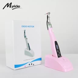 Dental Wireless Endo Motor with LED Lamp 16:1 Standard Contra Angle Handpiece Endodontic Instrument Dentist Teaching Model