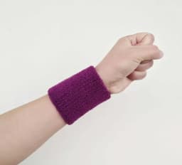 Women Wristband Sports Sweatband Hand Band Sweat Wrist Support Brace Wrap Guards for Gym Volleyball Basketball Children Tennis